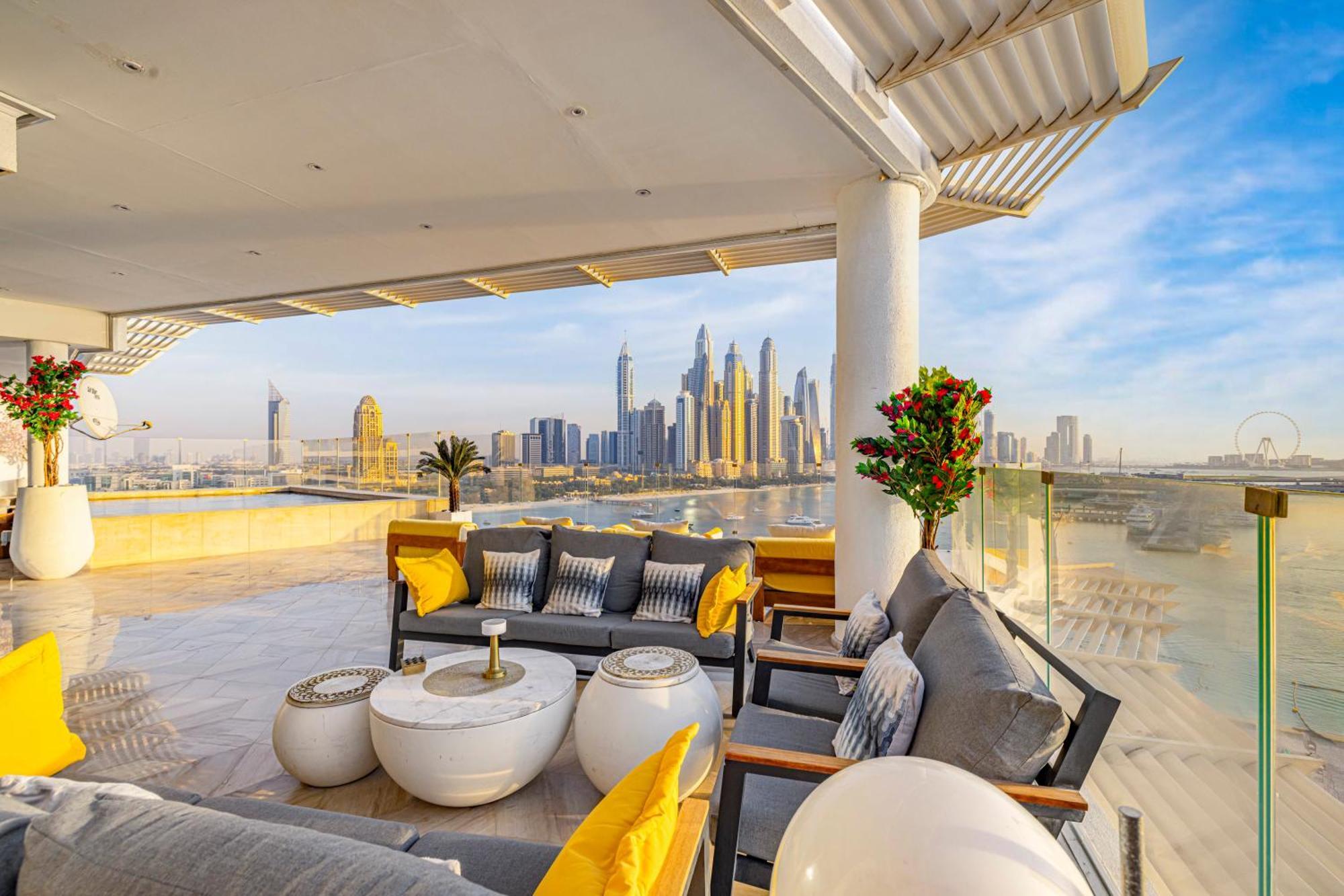 Five Palm Jumeirah 2Br Luxury Penthouse , Full Marina See View With Private Pool Дубай Экстерьер фото